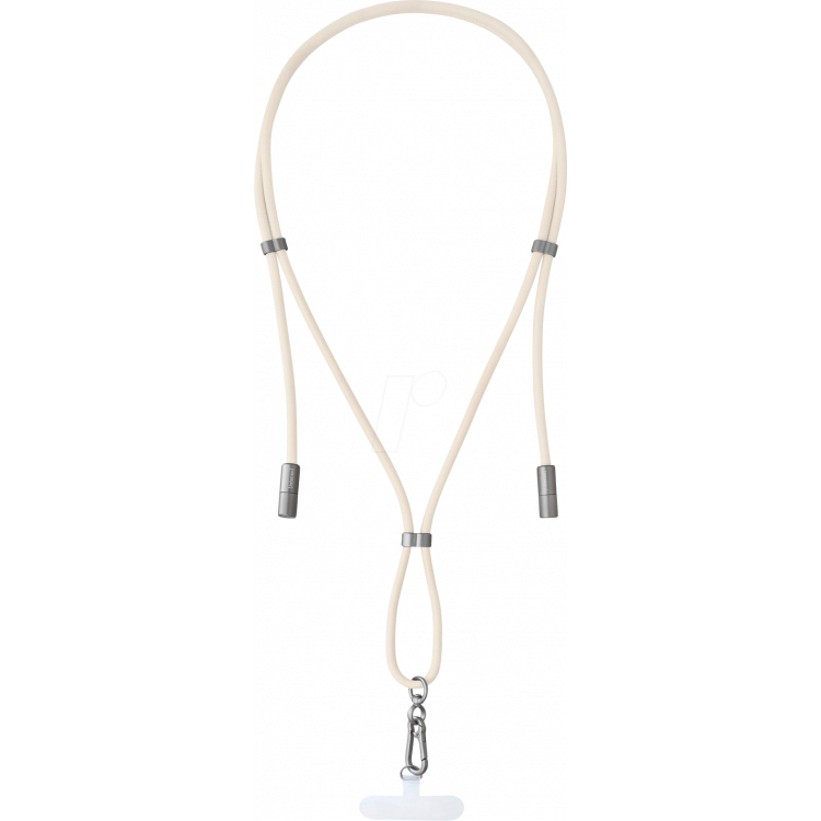 Lanière de charge portable Intenso beige – Charge et transporte votre smartphone en toute sécurité