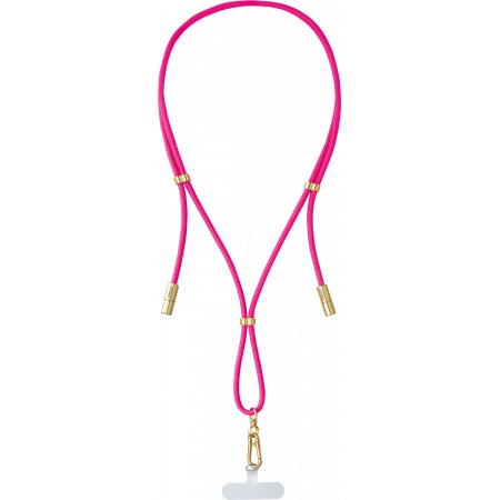Lanière de charge portable Intenso rose – Charge et transporte votre smartphone en toute sécurité
