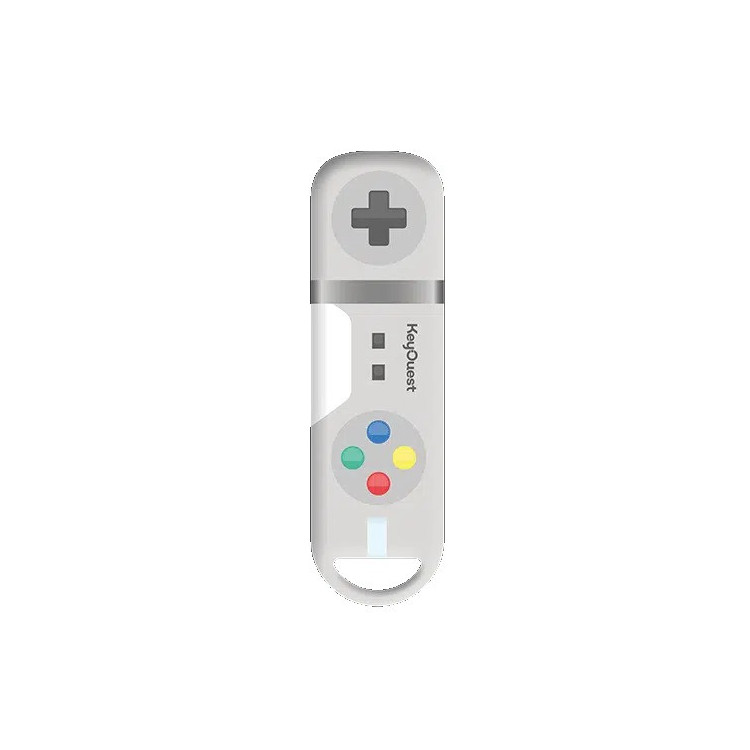 Clé USB 32 Go KeyOuest Gaming Manette – Design rétro gaming, édition limitée Collection Gaming
