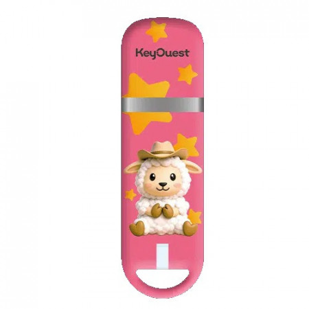 Clé USB 32 Go KeyOuest Animaux Mouton – Design mouton cowboy, édition Rentrée des Classes 2026 Collection Animaux