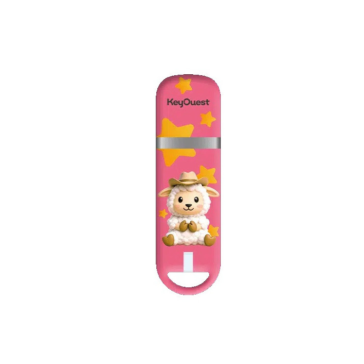 Clé USB 32 Go KeyOuest Animaux Mouton – Design mouton cowboy, édition Rentrée des Classes 2026 Collection Animaux