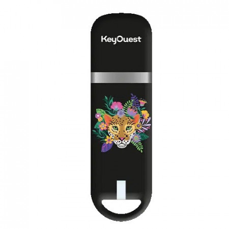 Clé USB 32 Go KeyOuest Safari Panthère – Design floral et panthère, édition limitée Collection Safari