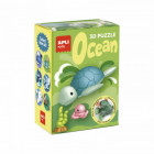PUZZLE 3D TORTUE OCEAN 6U