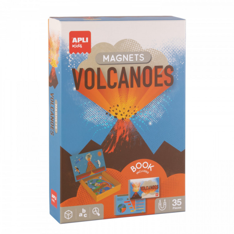 BOITE AIMANTS MAGNETIQUES VOLCANS 35U