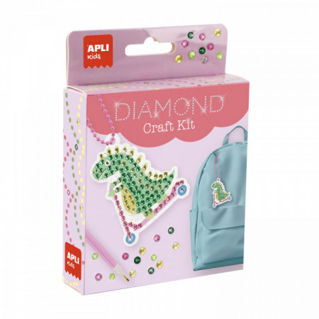 KIT PENDENTIF DINOSAURE DIAMOND 18U