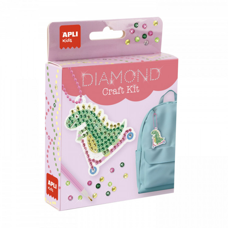 KIT PENDENTIF DINOSAURE DIAMOND 18U