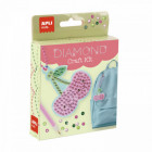 Kit pendentif Cerise Diamond – Porte-clés à créer avec perles
