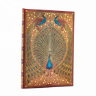Carnet Paperblanks Paons d'Hafiz Ultra – Couverture rigide illustrée, 144 pages lignées papier 120g