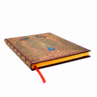 Carnet Paperblanks Paons d'Hafiz Midi – Couverture rigide illustrée, 144 pages lignées