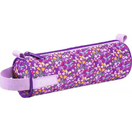 TROUSSE RONDE LIBERTY FLORAL LILAS