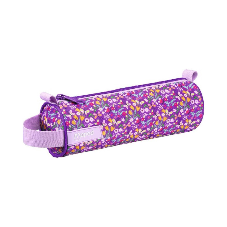 TROUSSE RONDE LIBERTY FLORAL LILAS