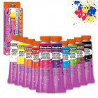 Blister 10 tubes peinture acrylique 10ml Cléopâtre – Loisirs créatifs