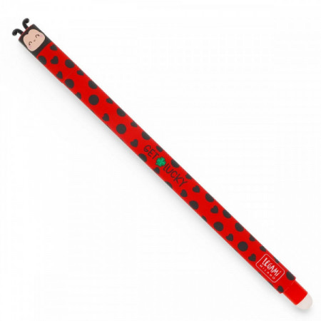 STYLO ENCRE GEL EFFACABLE LADYBUG