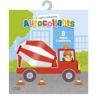 Bloc autocollants Mes P'tits Blocs - 8 engins de chantier à construire dès 4 ans