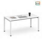 TABLE EXÉCUT. BLANC SQUARE 160X80X75CM