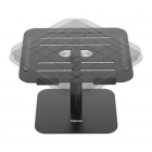 Support Ordinateur Portable Fellowes Alumia - Portable et Ergonomique - Aluminium Noir - Pour PC jusqu'à 15''