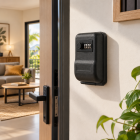 Boîte à clés murale à code – Coffre à clé sécurisé en acier pour location saisonnière