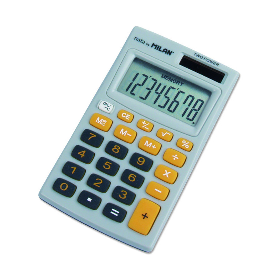 Карманный калькулятор. Калькулятор оранжевый. Первый карманный калькулятор. 8 Разряд.