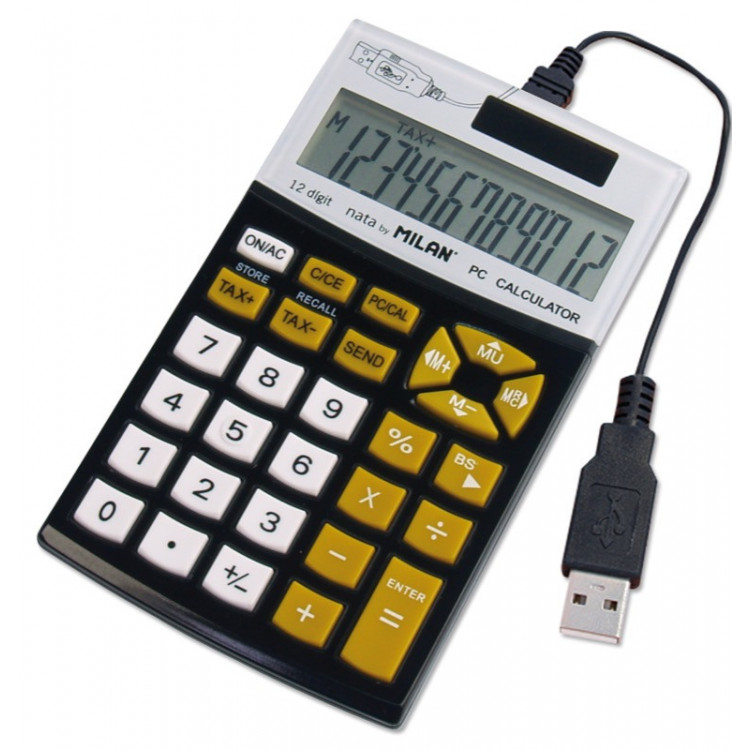 CALCULATRICE 12 CHIFFRES PC/PAVE NUMERIQUE