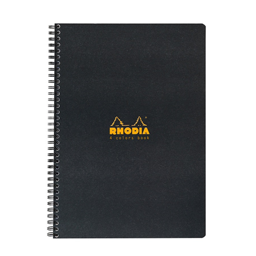 BLOC CAHIER RHODIA 4COLOR BOOK 5X5 160p - BuroStock Réunion