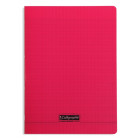 CAHIER POLYPRO, Format A4, Grands Carreaux, 21X29.7 - 96 PAGES SEYES ROUGE