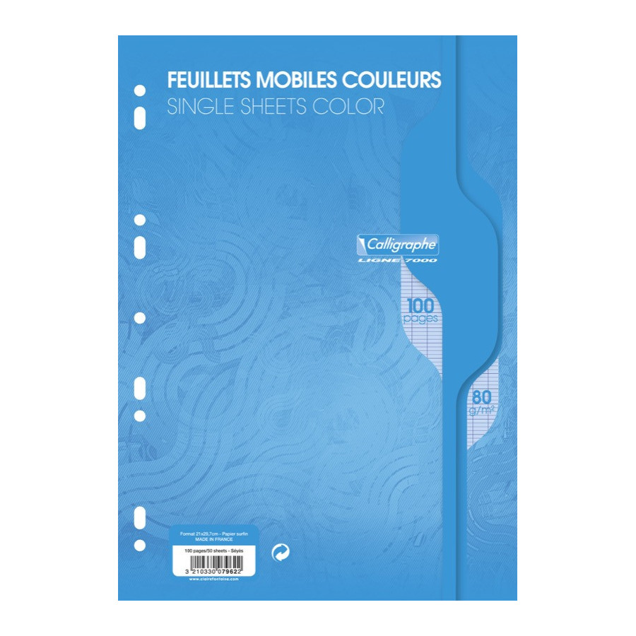 Ramette de papier - 250 feuilles A4 21 x 29.7 cm - 160 g/m² - DCP -  Clairefontaine - Blanc