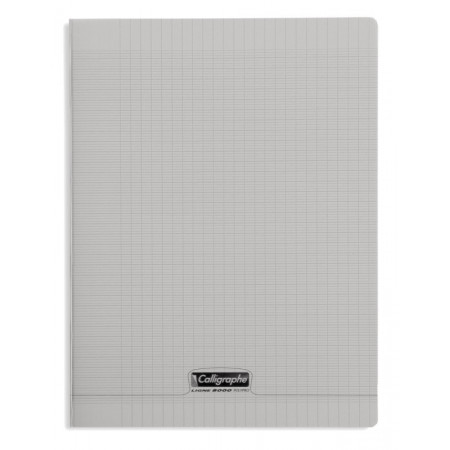 CAHIER POLYPRO, Grand Format, Grands Carreaux, 24X32 - 96 PAGES SEYES GRIS
