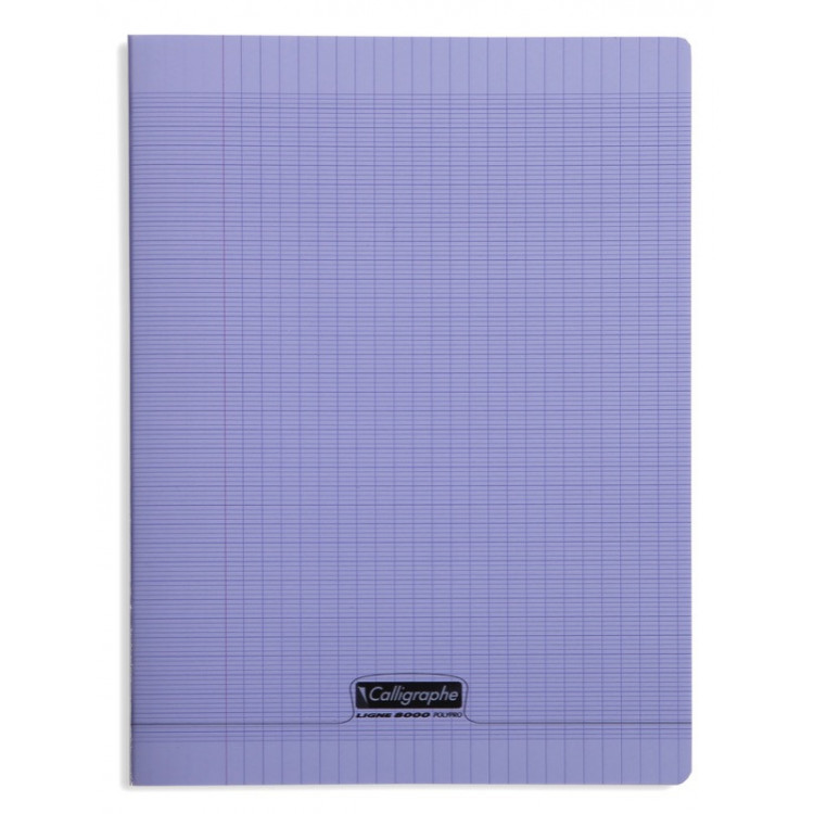 CAHIER POLYPRO, Grand Format, Grands Carreaux, 24X32 - 96 PAGES SEYES VIOLET