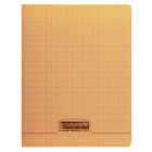 CAHIER POLYPRO, Petit Format, Grands Carreaux, 17X22 96 PAGES SEYES ORANGE