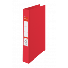 CLASSEUR RIGIDE RELIURE 4 ANNEAUX, Format A4, 21X29.7, Dos 35MM - ROUGE