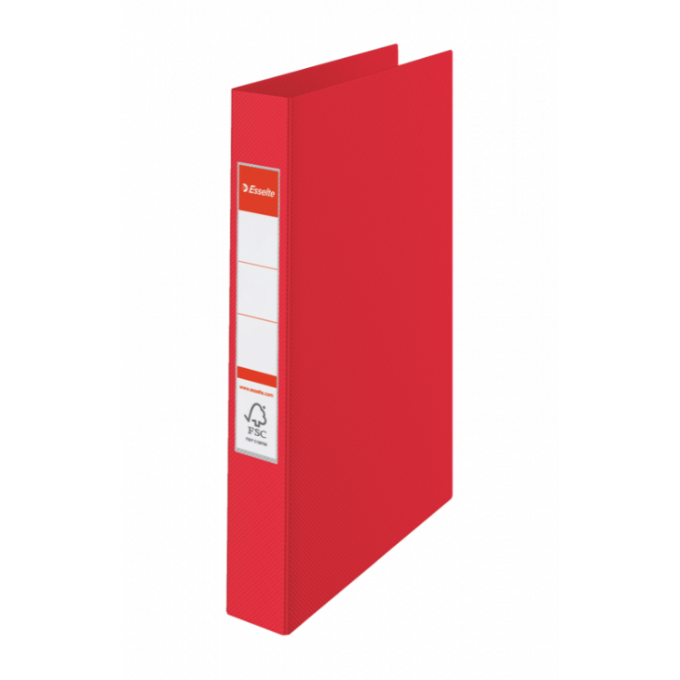 CLASSEUR RIGIDE RELIURE 4 ANNEAUX, Format A4, 21X29.7, Dos 35MM - ROUGE