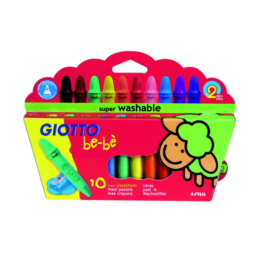 Crayons GIOTTO bébé - Étui de 6 Maxi crayons de couleur - Crayon de couleur  - Achat & prix