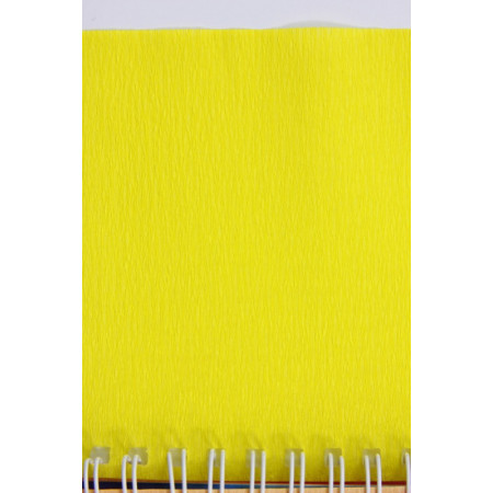 PAPIER CREPON - JAUNE CITRON