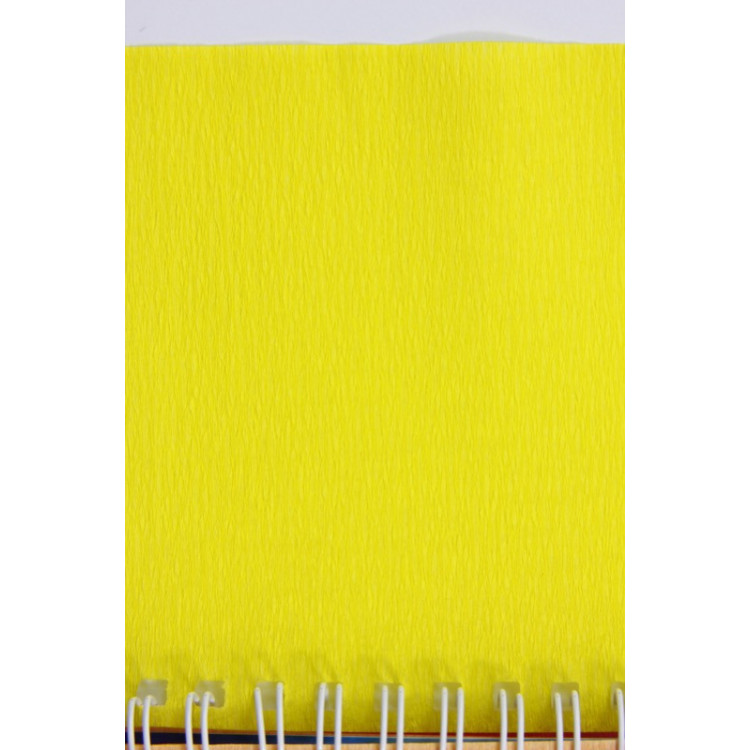 PAPIER CREPON - JAUNE CITRON