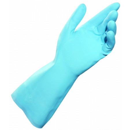 Paire de gants de ménage bleu 7-8