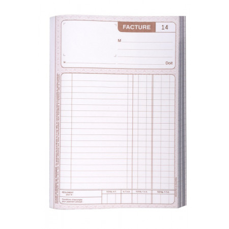 CARNET FACTURES AUTO 50/TRIPLI A5