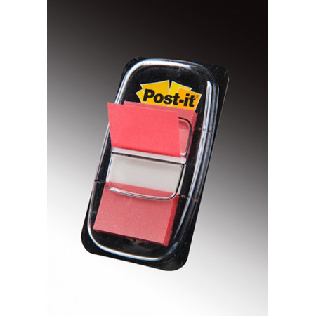 MARQUE PAGE POST IT 25*44MM ROUGE