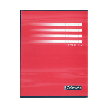 CAHIER BROCHURE, Petit Format, Grands Carreaux, 17X22 - 192 PAGES SEYES