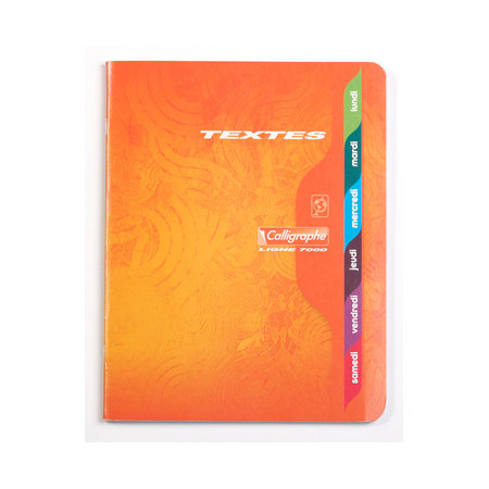 CAHIER DE TEXTE 100 PAGES SPIRALE 17X22 SEYES