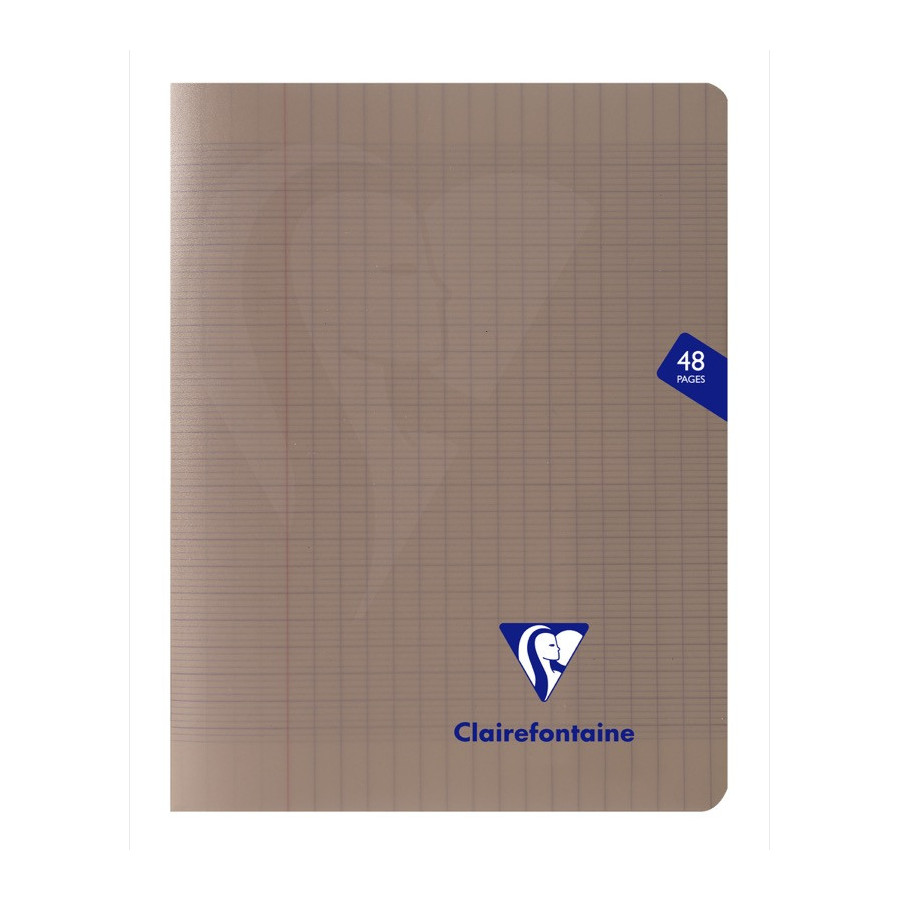 CLAIREFONTAINE Cahier reliure piqûre petit format 17x22 cm 96