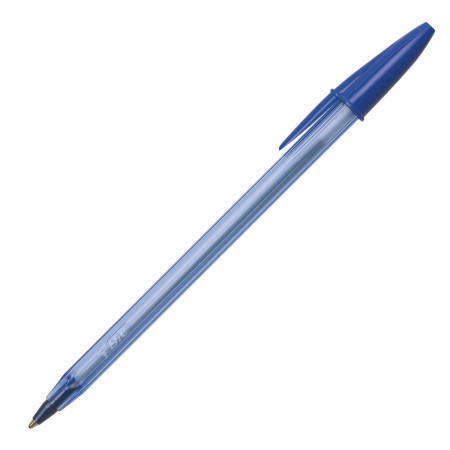 STYLO BILLE - BIC CRISTAL - 1,0mm - EPAISSEUR DE TRAIT - BLEU