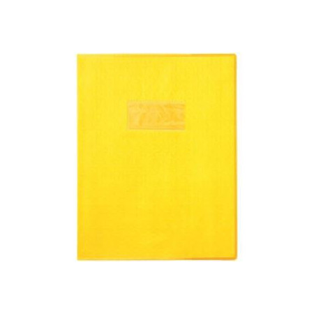 PROTEGE CAHIER 17X22 JAUNE