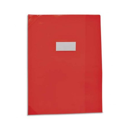 PROTEGE CAHIER 17X22 ROUGE