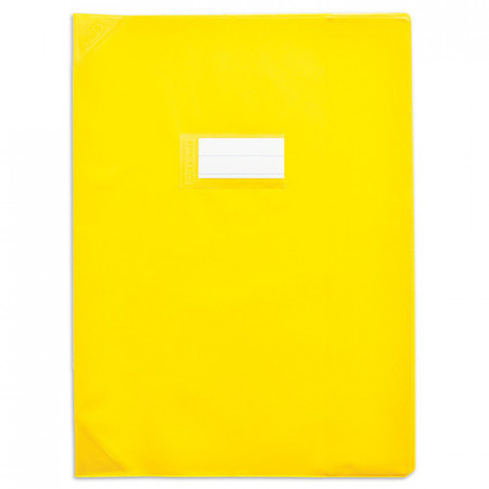 PROTEGE CAHIER, Format A4, 21X29.7 JAUNE